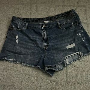 Aerie daydream denim shorts size xl
